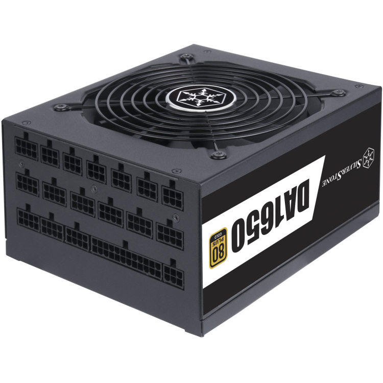 SilverStone SST-DA1650-G, 1650W voeding 12x PCIe, Full Kabel-management