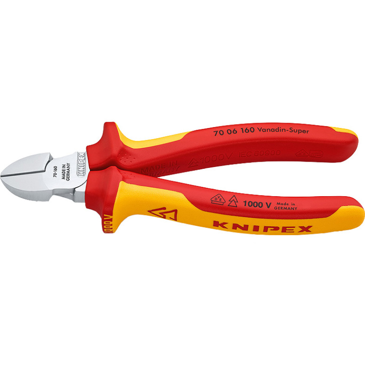 KNIPEX Zijsnijtang VDE 70 06 160 kniptang VDE-getest