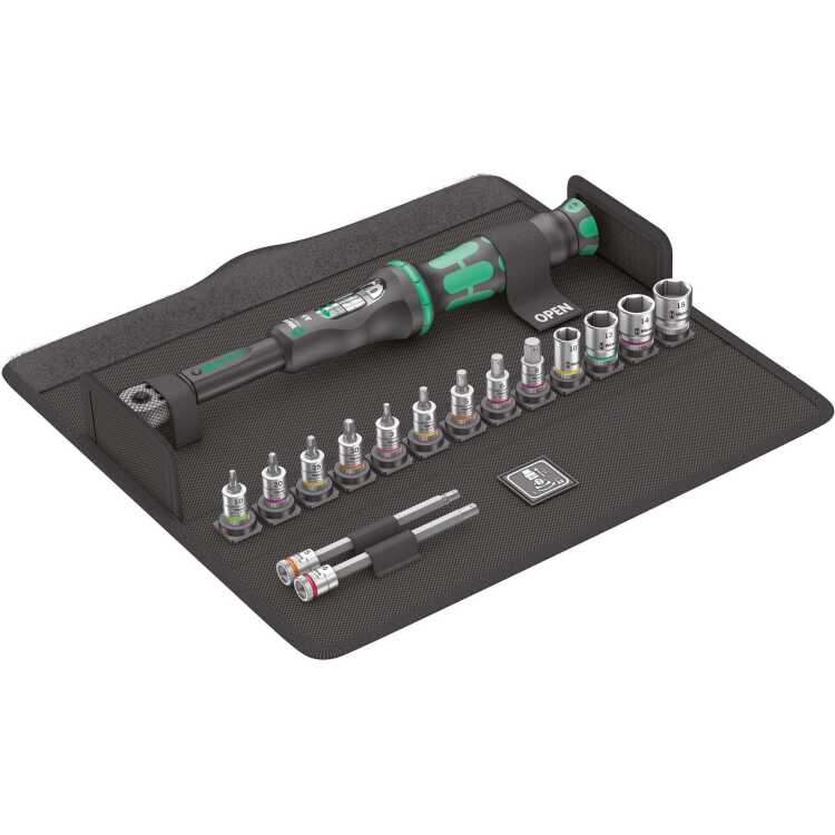 Wera Bicycle Set Torque 1 draaimomentsleutel Click-Torque A 5 met omkeerbare ratel