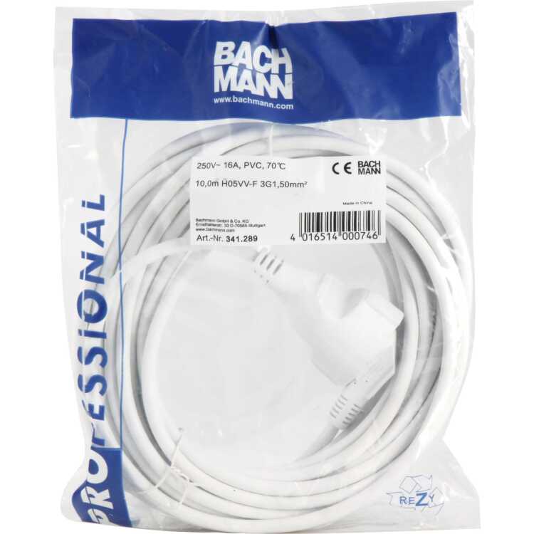 Bachmann Verlengkabel 3-polig 341.289 verlengkabel 10 meter