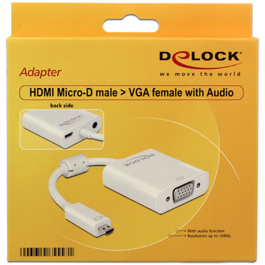 DeLOCK micro-HDMI naar VGA adapter adapter