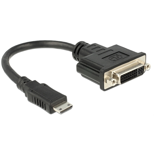 DeLOCK Mini HDMI > DVI-D adapter 0,2 meter