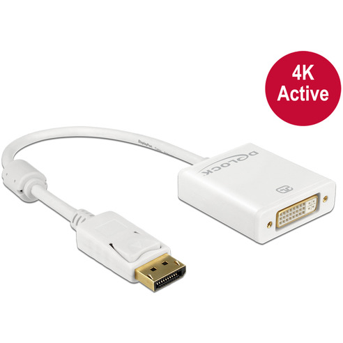 DeLOCK DisplayPort > DVI adapter 0,2 meter, 4K