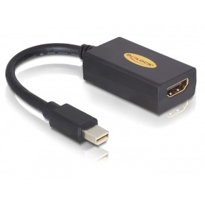 DeLOCK Mini DisplayPort 1.1 > HDMI adapter 12,7 centimeter