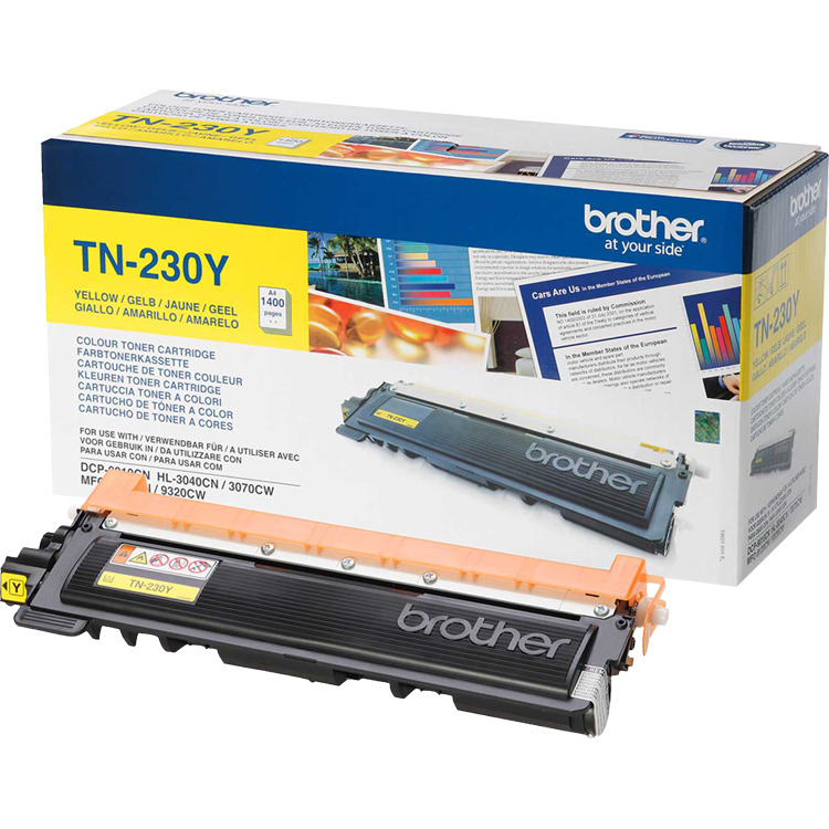 Brother Toner geel TN230Y toner Geel