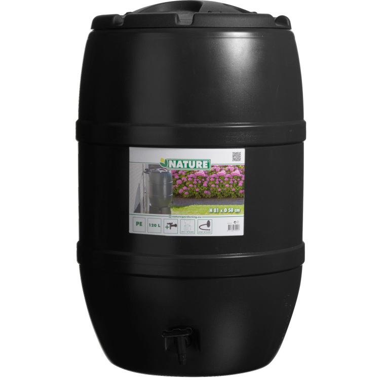 Nature Kunststof regenton regenton 120 liter