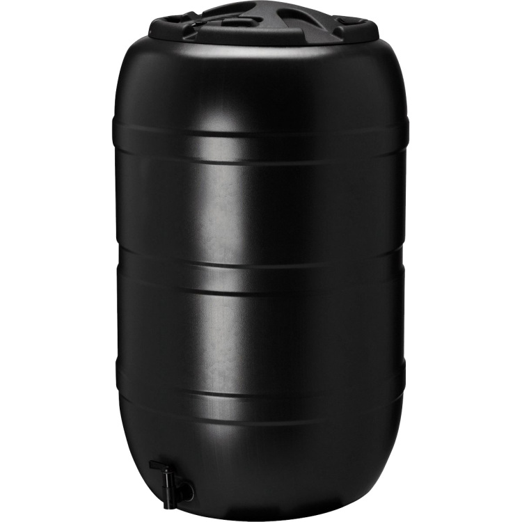 Nature Kunststof regenton zwart regenton 210 liter
