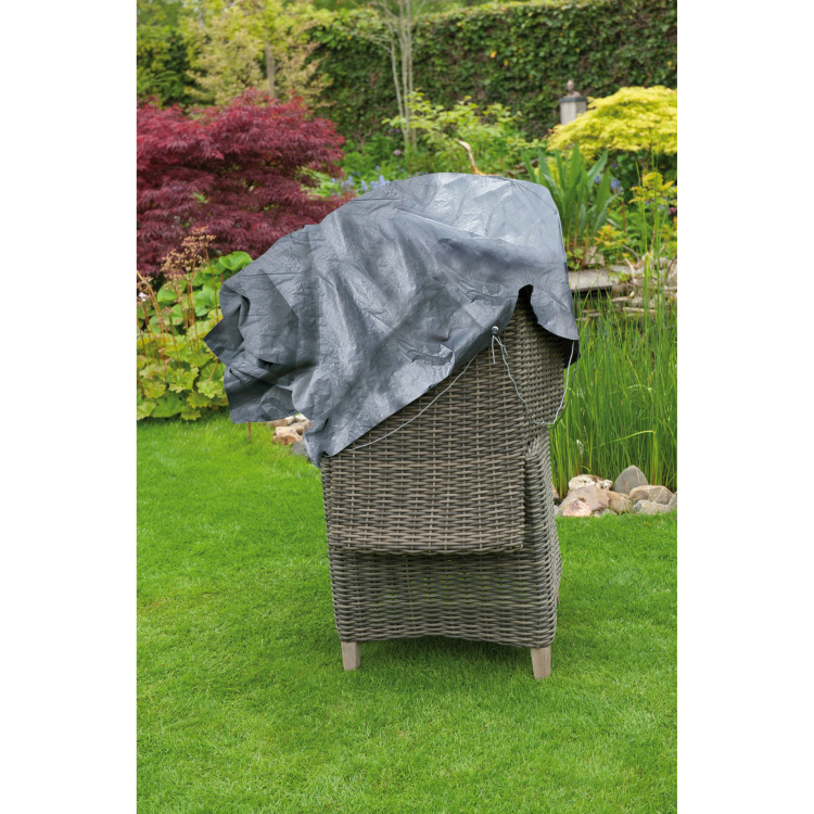 Nature Tuinmeubelafdekhoes voor gestapelde stoelen afdekking 6031601