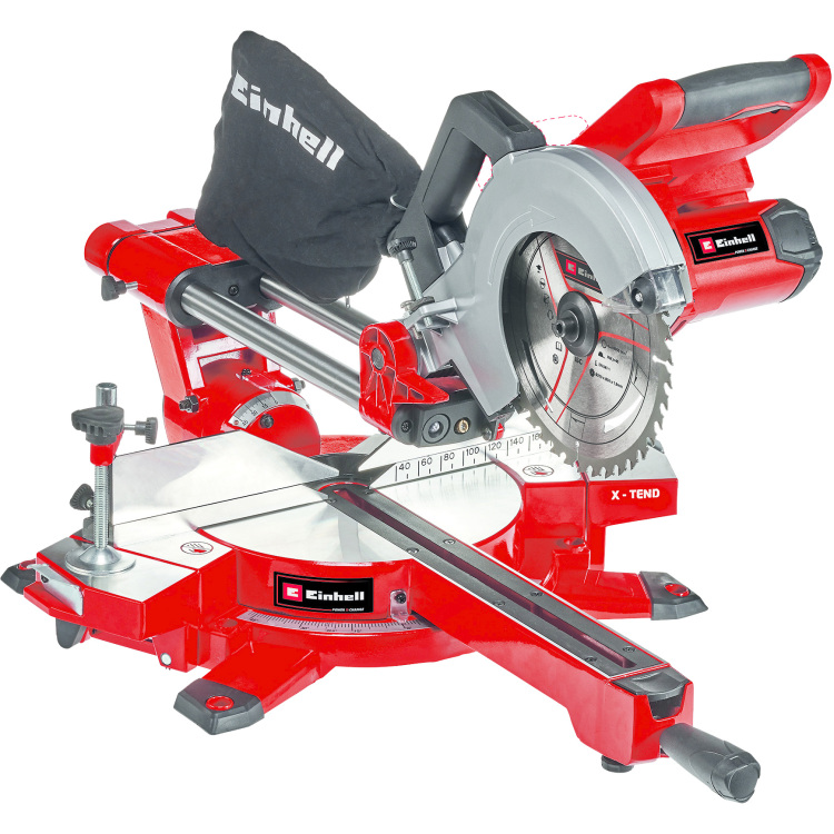 Einhell Accu Kap-/Verstekzaag TE-SM 36/210 Li afkort- en verstekzaag Accu en oplader niet inbegrepen
