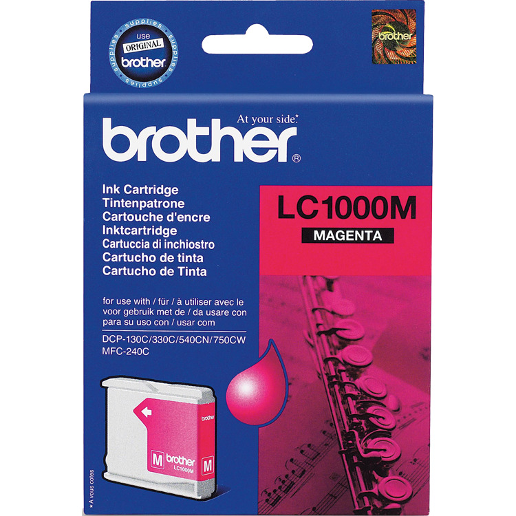 Brother Inkt - LC-1000M inkt Magenta