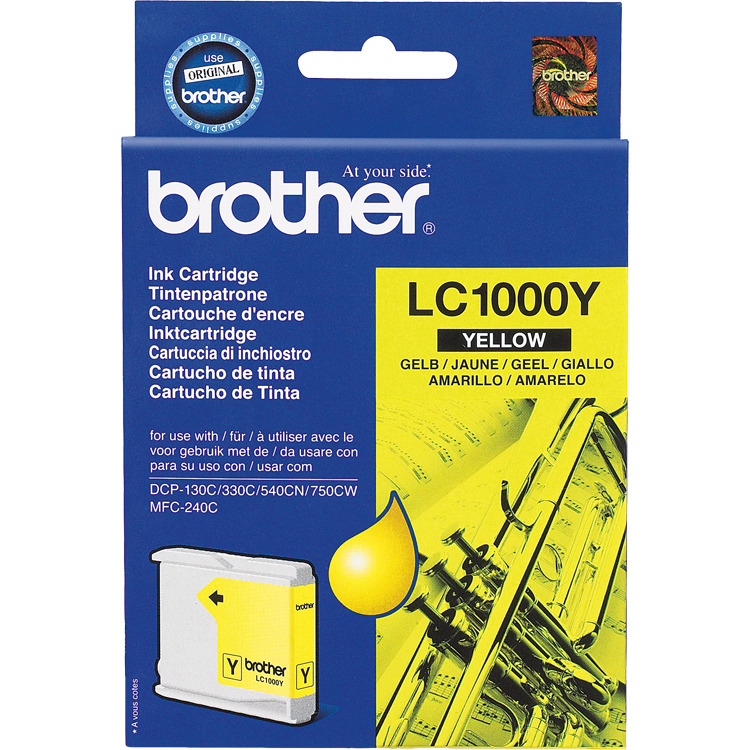 Brother Inkt - LC-1000Y inkt Geel