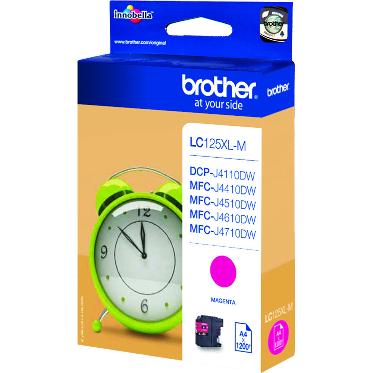 Brother Inkt LC-125XLM inkt Magenta