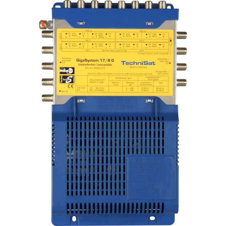 TechniSat GigaSystem 17/8G multischakelaar
