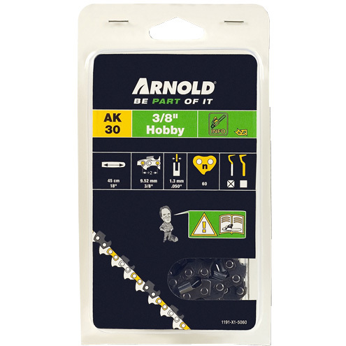 Arnold Zaagketting 3/8" Hobby zaagketting 45cm, 1,3mm, 60 schakels