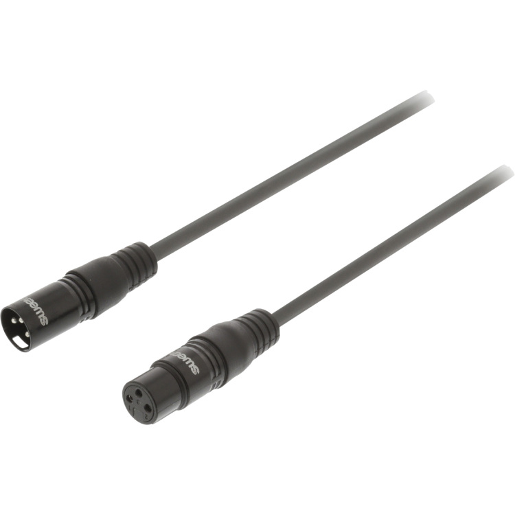 Sweex Stereokabel XLR 3-Pins Male - XLR 3-Pins Female, 3.0 m kabel