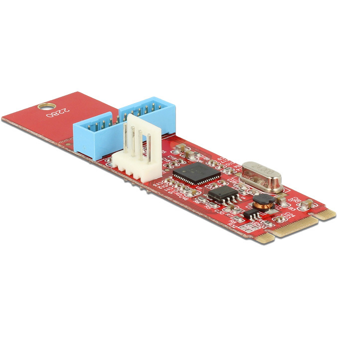 DeLOCK Converter M.2 Key B+M male > 1 x USB 3.0 Pin Header converter