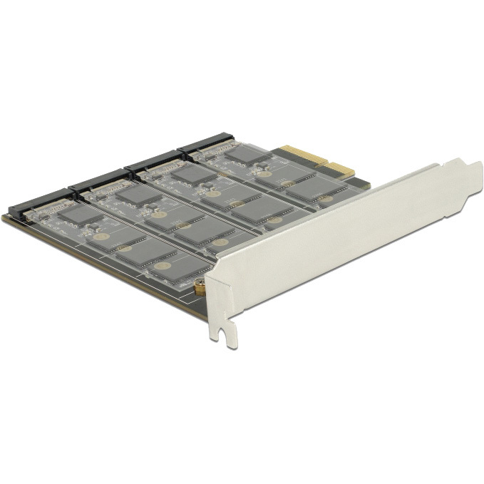 DeLOCK PCI Express Card > 4 x internal M.2 Key B RAID raid-kaart