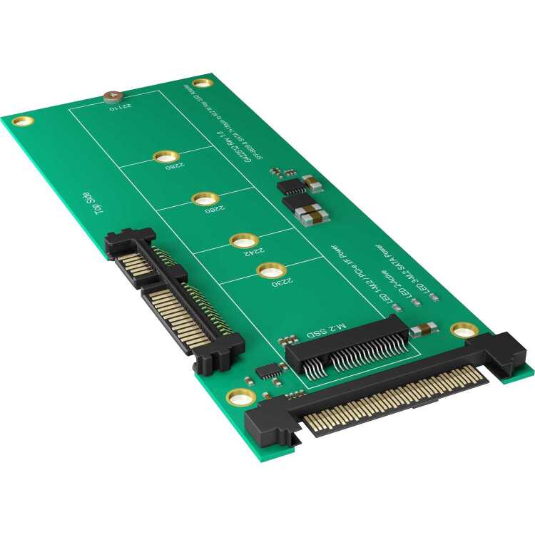 ICY BOX IB-M2B01 Convertorplaat serial-ata controller