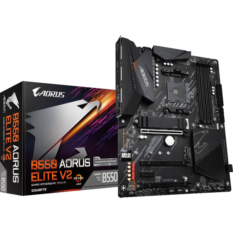 GIGABYTE B550 ELITE V2 moederbord RAID, Gb-LAN, Sound, ATX