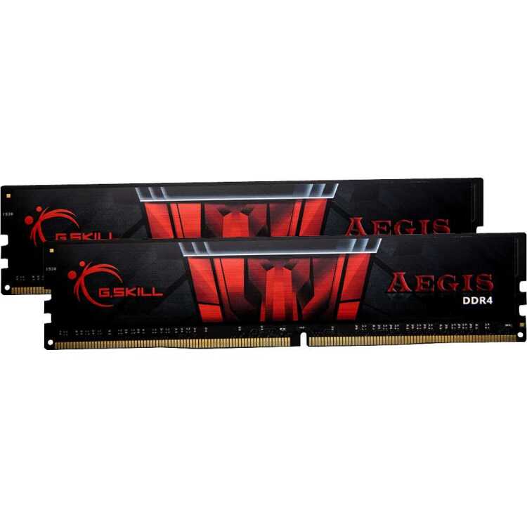 G.Skill 32 GB DDR4-3200 kit werkgeheugen F4-3200C16D-32GIS, Aegis, XMP