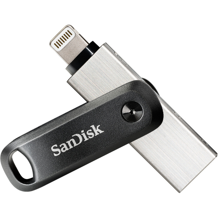 SanDisk iXpand Go 128 GB usb-stick USB-A 3.2 Gen 1, Apple Lightning Connector