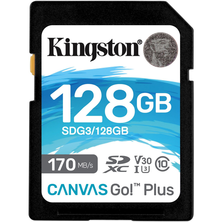 Kingston Canvas Go! Plus SDXC 128 GB geheugenkaart UHS-I U3, Class 10