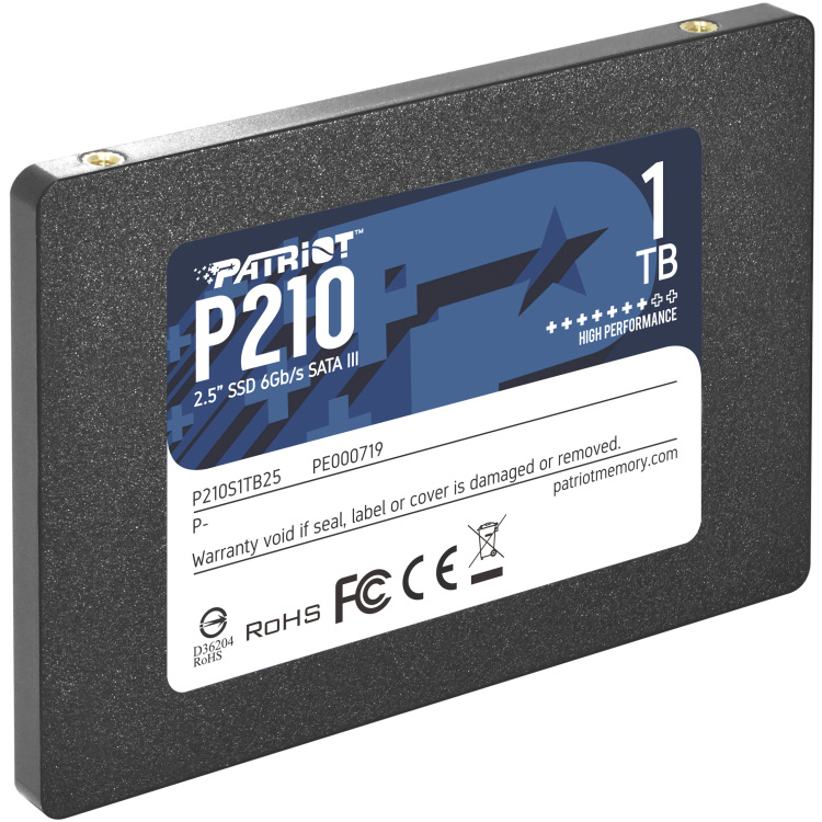 Patriot P210, 1 TB ssd P210S1TB25, SATA III