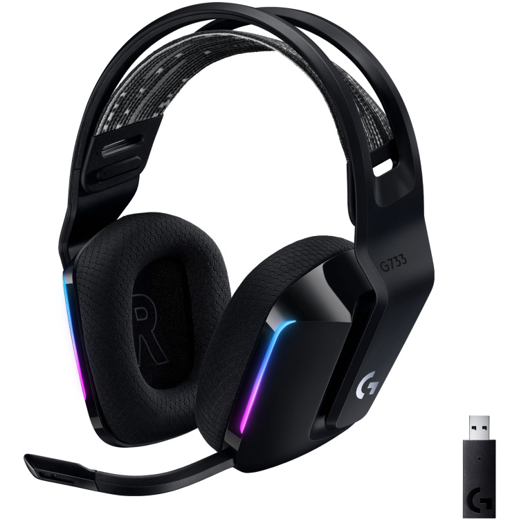 Logitech G733 LIGHTSPEED Wireless RGB gaming headset Pc, PlayStation 4