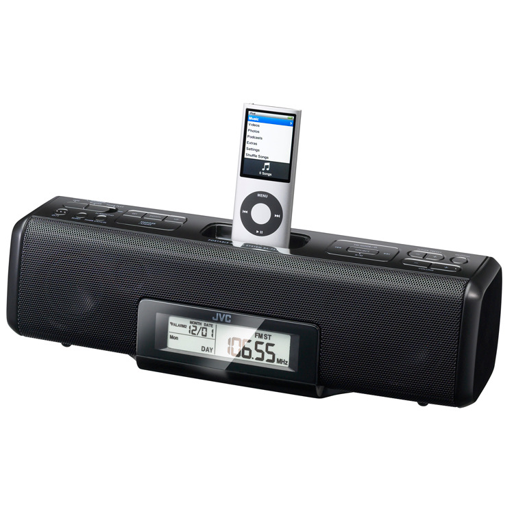 JVC RA-P51 Draagbaar audio systeem voor iPod/iPhone dockingstation