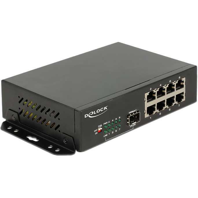 DeLOCK Gigabit Ethernet Switch 8 Port + 1 SFP switch