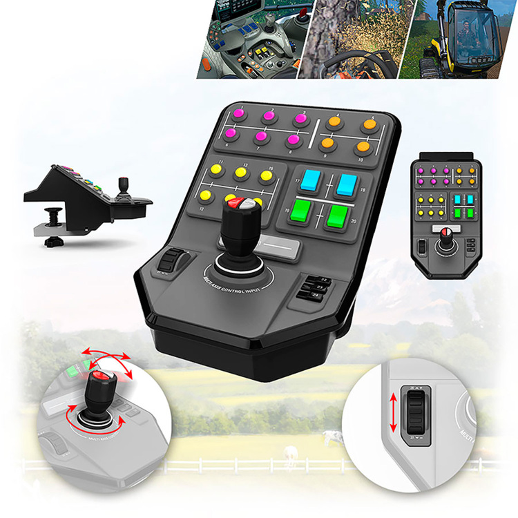 Logitech Saitek Farming Simulator Side Panel instrumentenpaneel