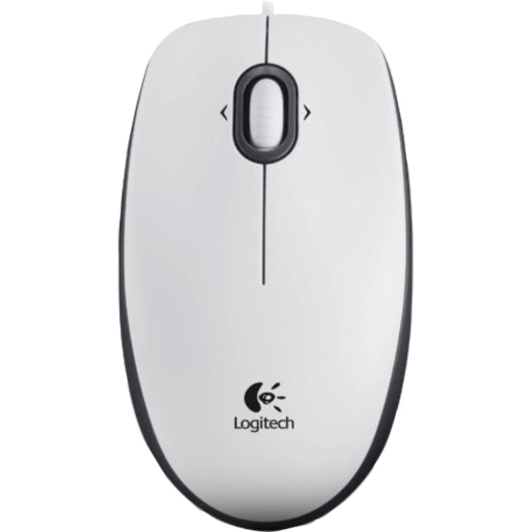 Logitech B100 Optical USB Mouse for Business muis 800 dpi