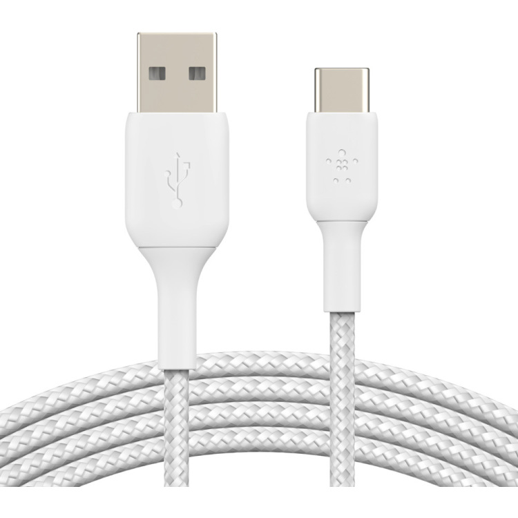 Belkin BOOSTCHARGE gevlochten USB-C naar USB-A-kabel kabel 1 meter