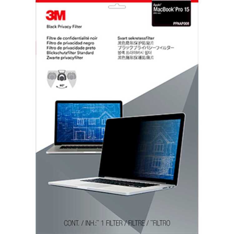 3M Privacy Filter Standaard inkijkbeveiliging MacBook Pro 15 "(2016)