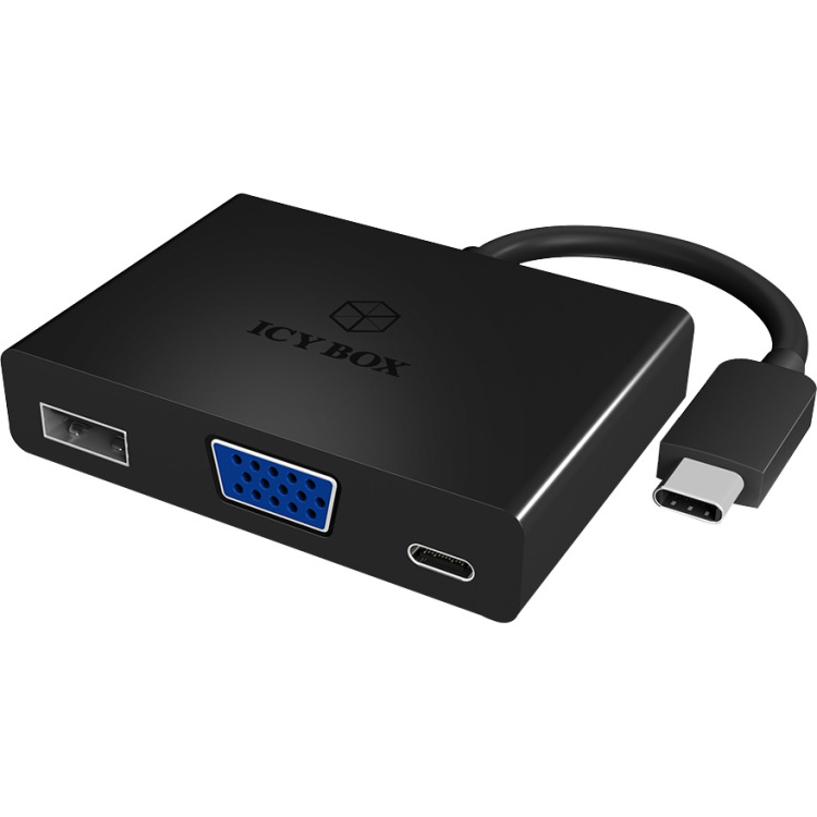 ICY BOX IB-DK4032-CPD Combo Adapter voor notebooks adapter