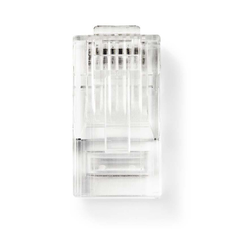 Diverse Netwerkconnector RJ45 Male - Voor Stranded Cat5 UTP-Kabels, 10 Stuks stekker