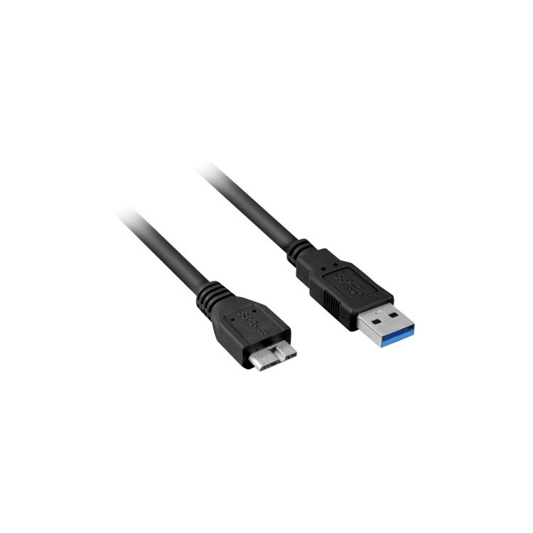 Sharkoon USB-A 3.0 naar Micro-USB-B 3.0 kabel 2 meter