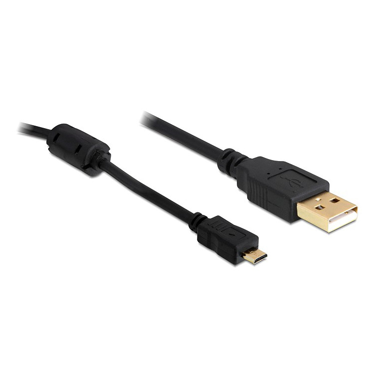 DeLOCK USB-A 2.0 > USB Micro-B kabel 1 meter