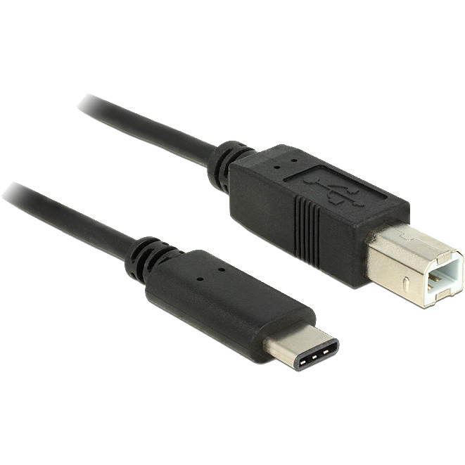 DeLOCK USB-C 2.0 > USB-B kabel 1 meter