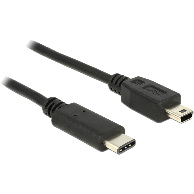 DeLOCK USB-C 2.0 > USB Mini-B kabel 1 meter