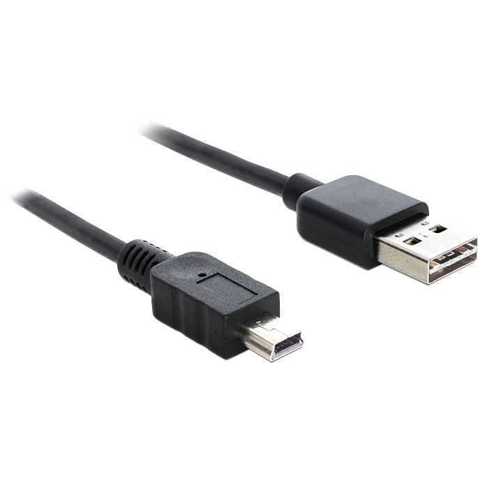 DeLOCK EASY-USB-A 2.0 male > mini USB-B 2.0 male kabel 3 meter