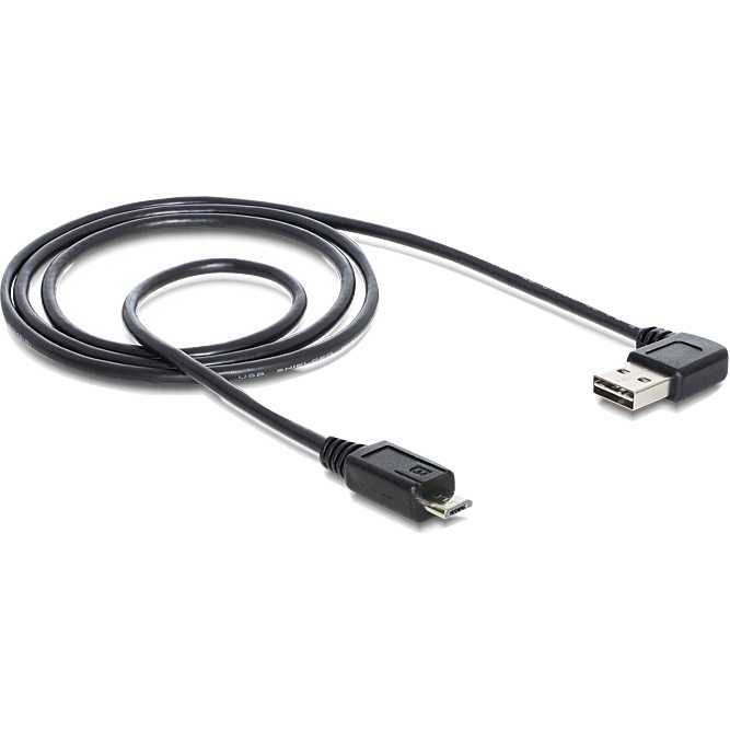 DeLOCK EASY-USB-A 2.0 90° > Micro-USB-B kabel 2 meter