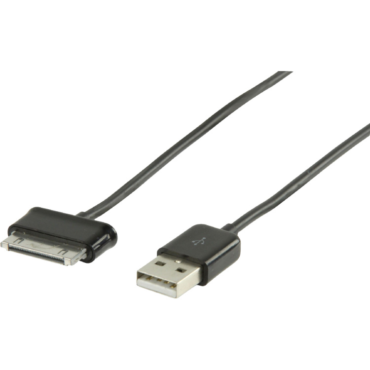 Diverse Data en Oplaadkabel Samsung 30-Pins Male - USB A Male kabel 1 meter