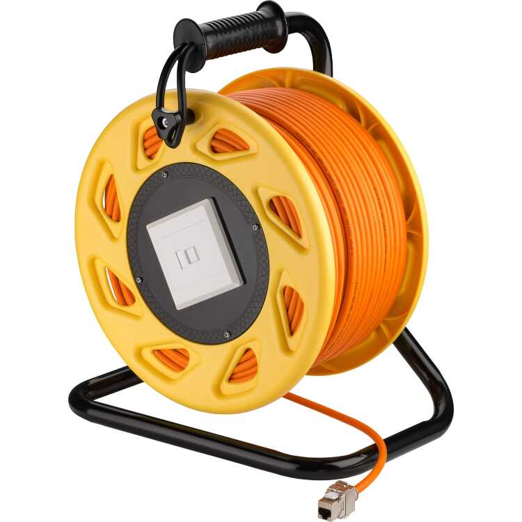 goobay Patchkabel RJ-45 S/FTP met Cat.7a kabel 90 meter, verlengkabel