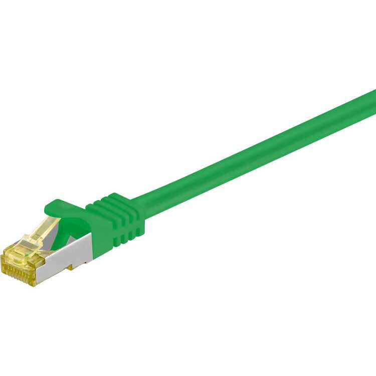 goobay Patchkabel RJ-45 Cat.6a S/FTP (PIMF), met Cat.7 kabel 10 meter