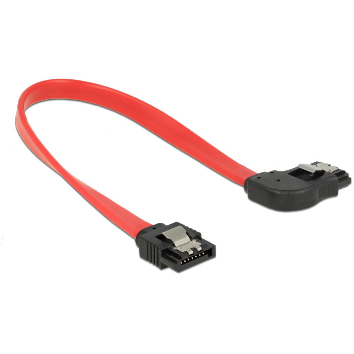 DeLOCK SATA 6 Gb/s, rechtse hoek kabel 0,2 meter