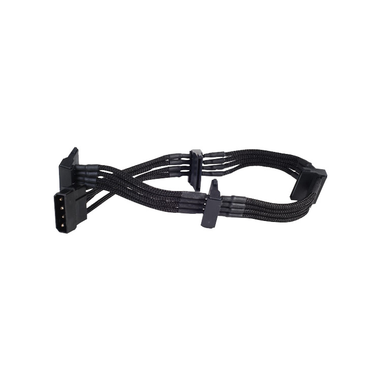 SilverStone Adapter 4-Pin Molex > 4x 15-Pin SATA adapter PP07-BTSB
