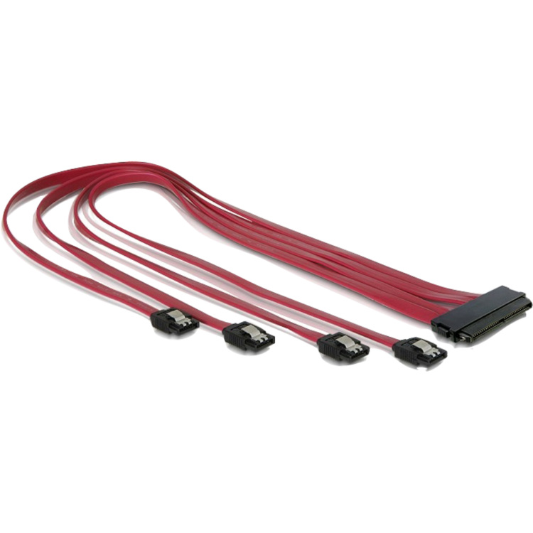 DeLOCK SAS SFF-8484 > 4x SATA 7-Pin adapter 0,5 meter