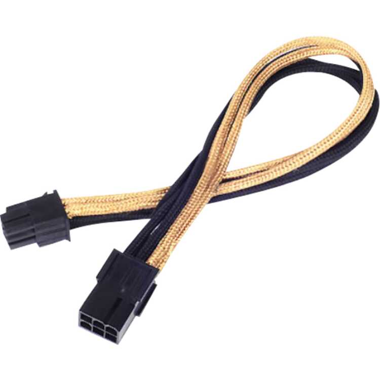 SilverStone 6-Polig PCIe verlengkabel adapter PP07-IDE6BG