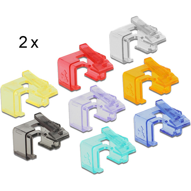 DeLOCK RJ45 Repair Clip Starter Set reserveonderdeel 16 clips